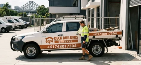 Deck Builders Brisbane - Branded Van 2